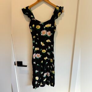 Black Floral Dress